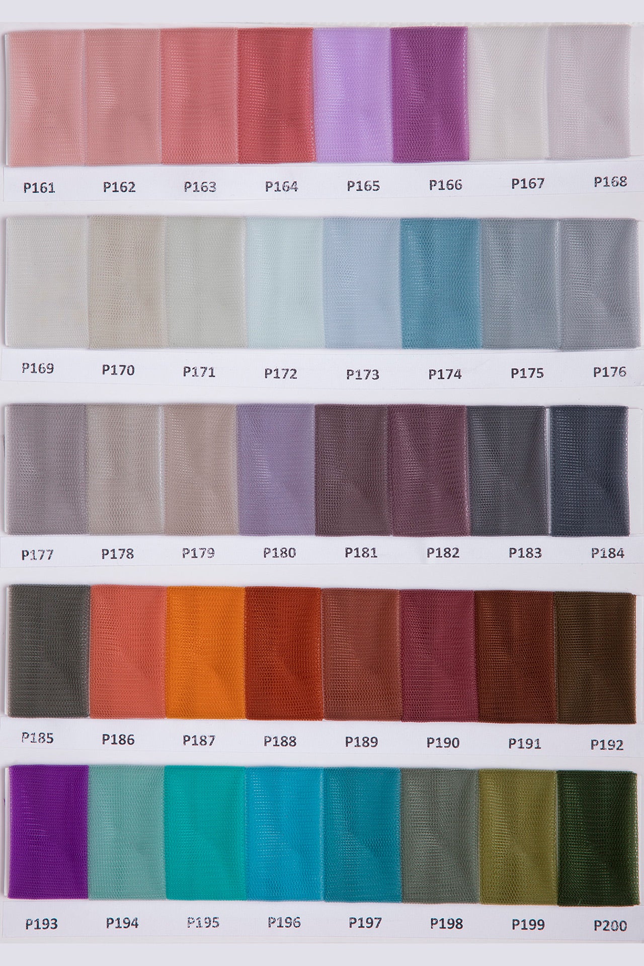 Prism Nylon Butterfly Net Shadecard