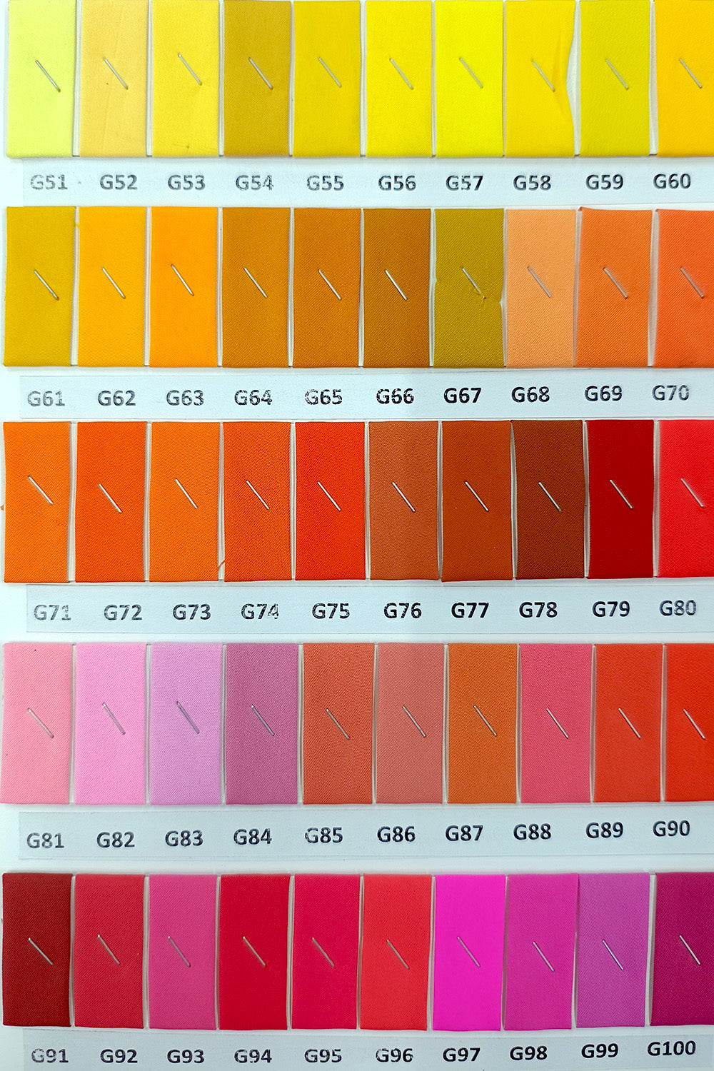 Garden Crepe Shadecard