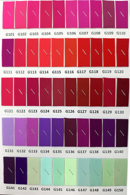 Garden Crepe Shadecard