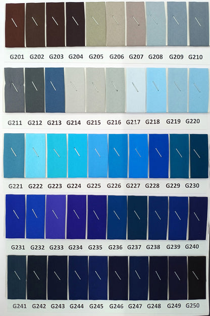 Garden Crepe Shadecard