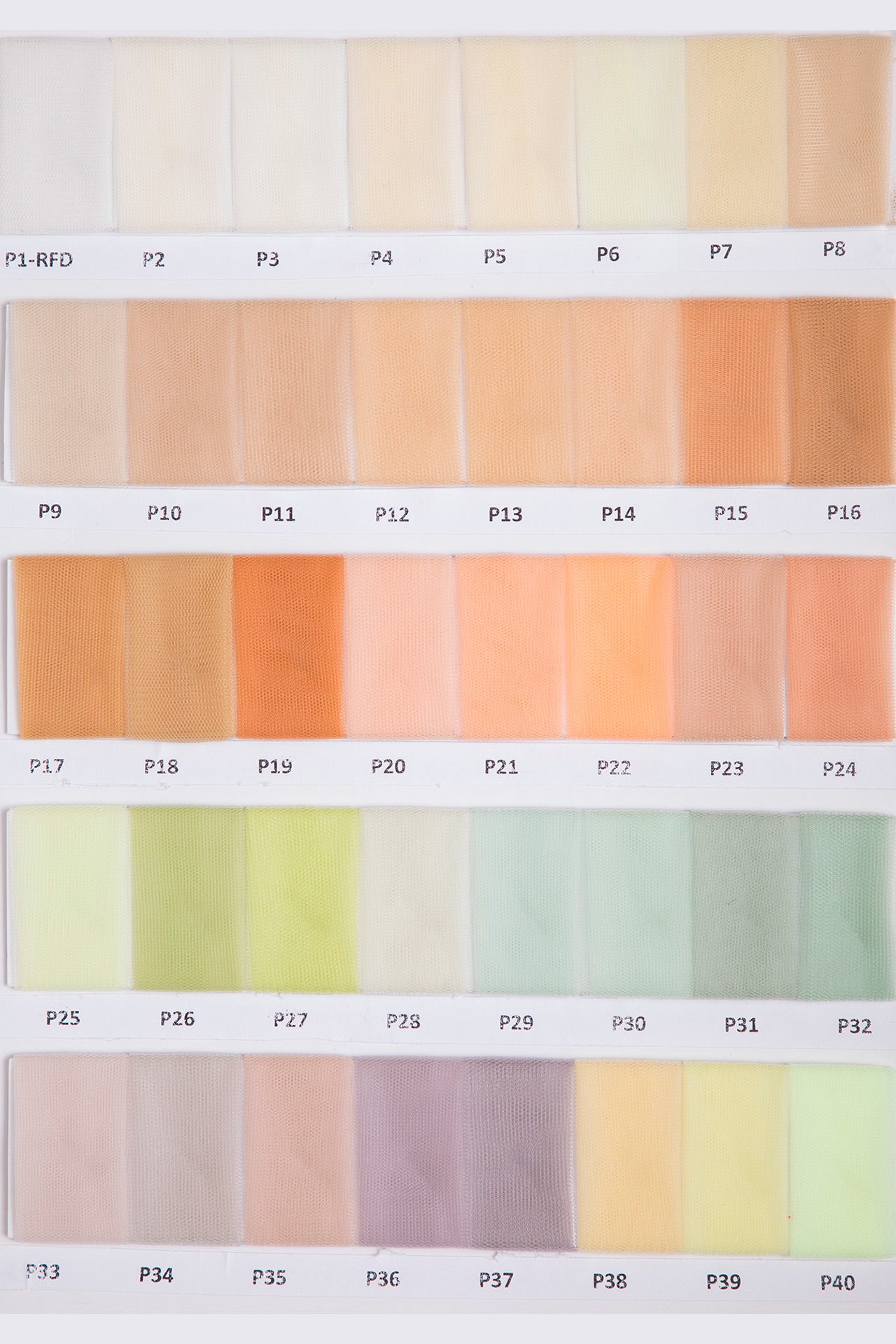 Prism Nylon Butterfly Net Shadecard