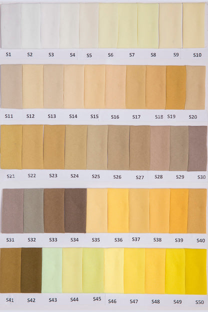 Sand Crepe Shadecard