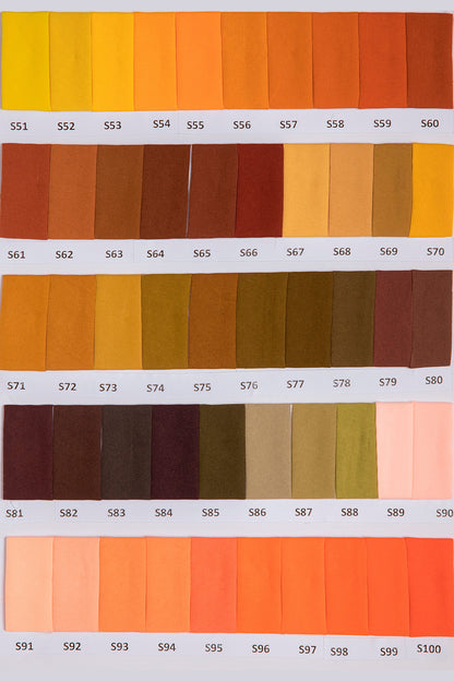 Sand Crepe Shadecard