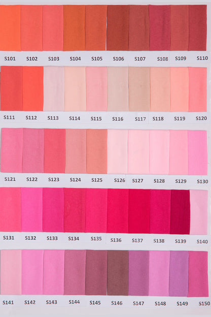 Sand Crepe Shadecard