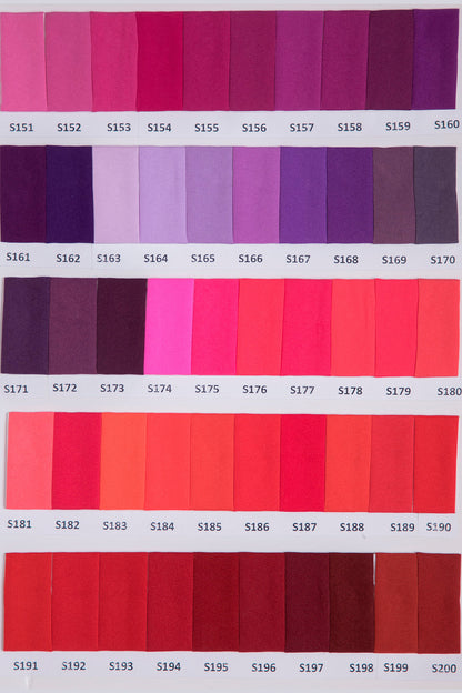 Sand Crepe Shadecard