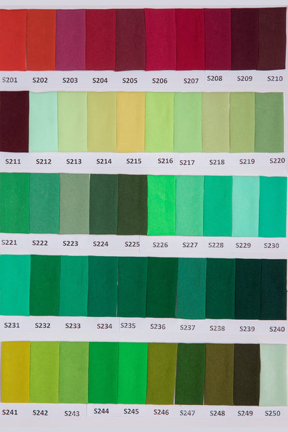 Sand Crepe Shadecard