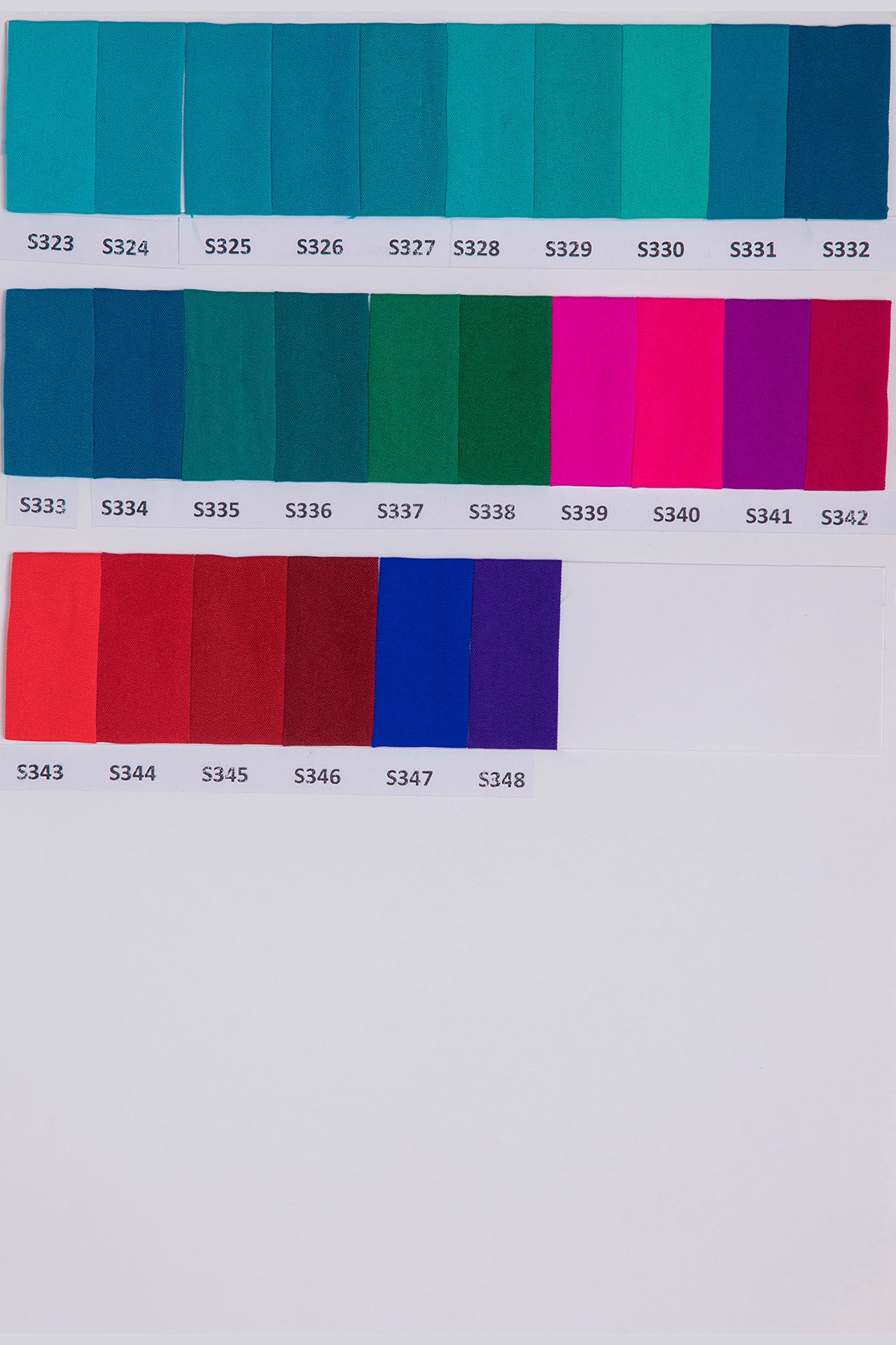 Sand Crepe Shadecard